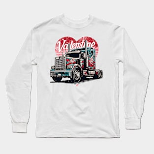 Valentine truck Long Sleeve T-Shirt